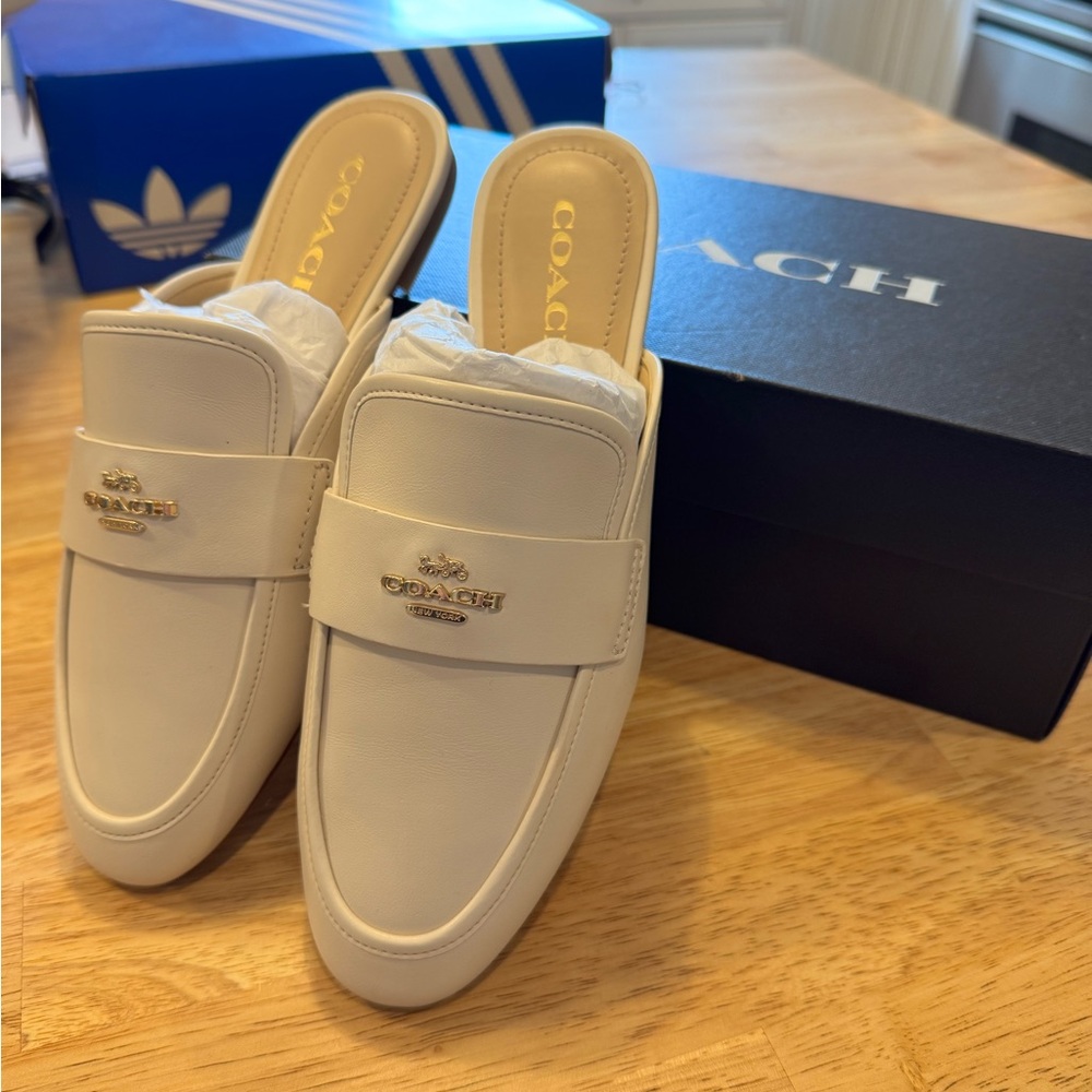 Coach Samie Leather Slides